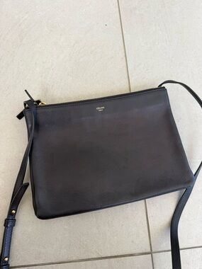 Celine Black Trio Crossbody Bag
